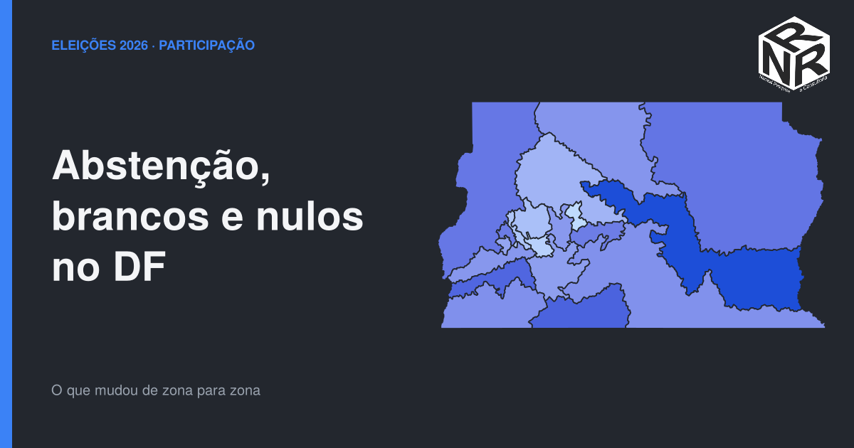 Voto e não voto no DF